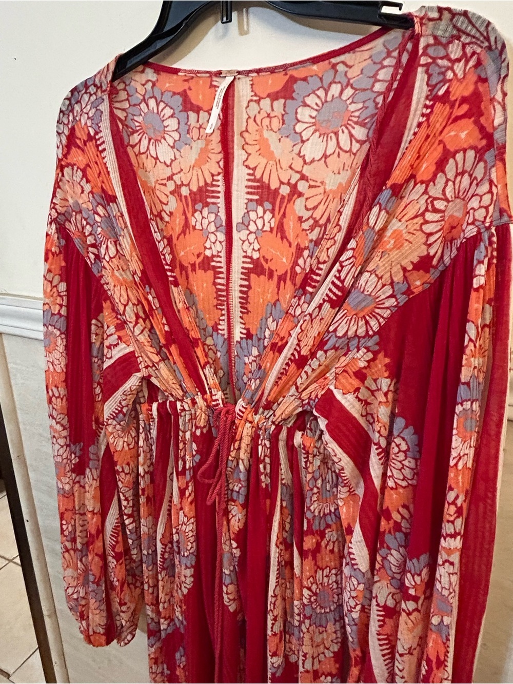 Free People Tilda Wrap Dress in the "Femme Combo" - Picture 6 of 16